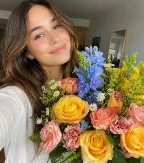 Florist at work